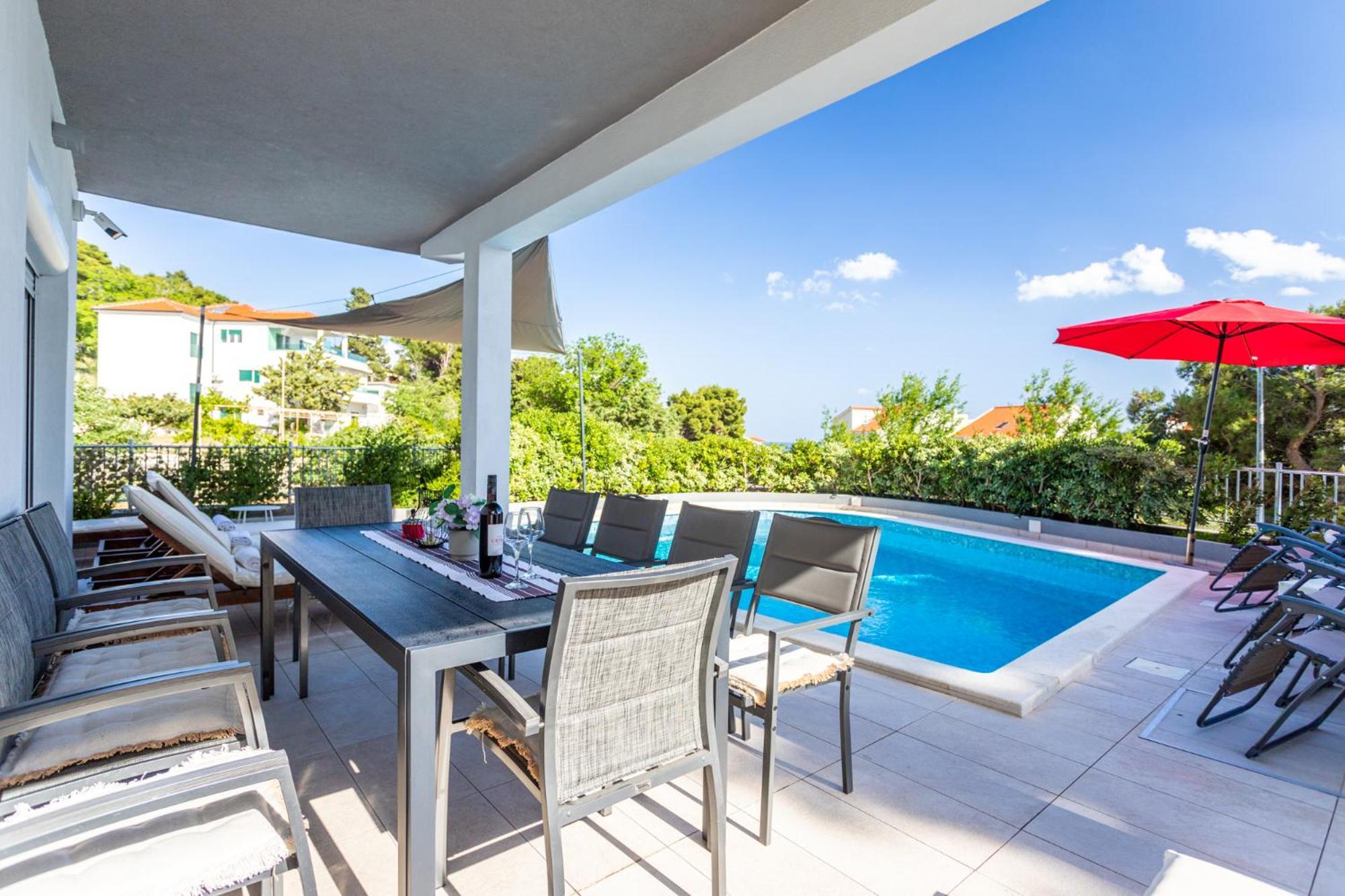Magnificent Villa With Pool, Hot Tub, Sea View, Sauna Mimice Exterior photo